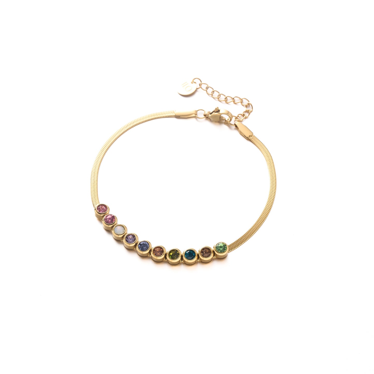 Stainless Steel Diamond Blade Bracelet