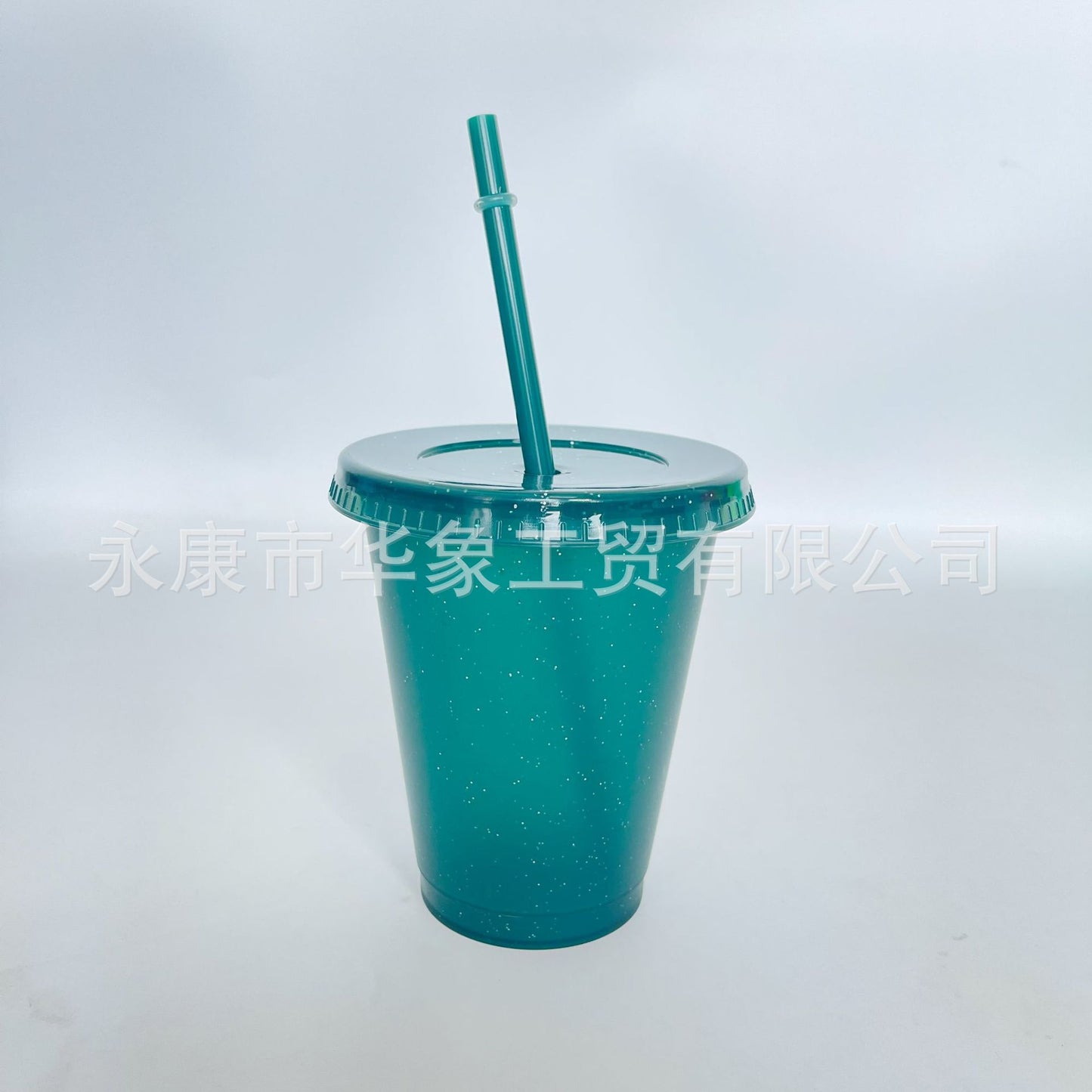 Popular pp glitter plastic cup 16oz