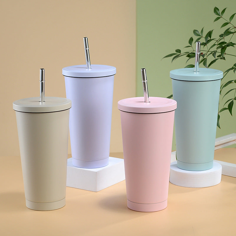 Spray 18oz anti-drop stainless steel thermos cup