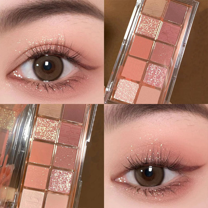 Paleta de sombras de ojos de 10 colores
