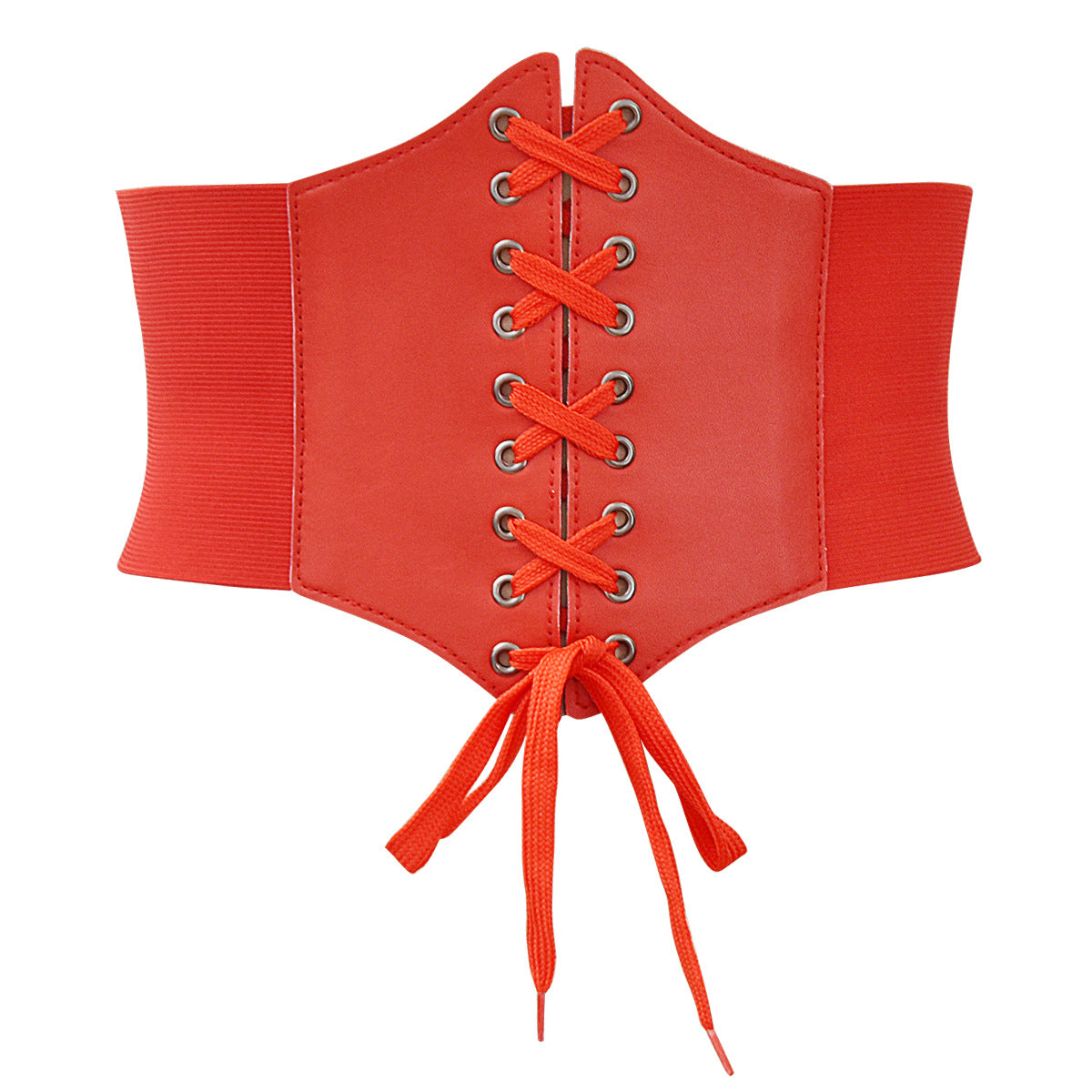 Plastic waist lace rivets