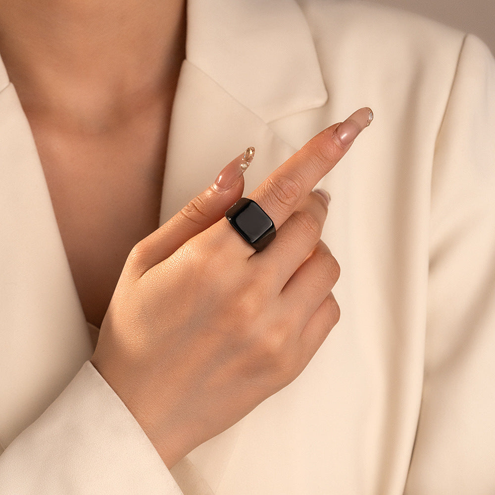 Stainless Steel Square Ring