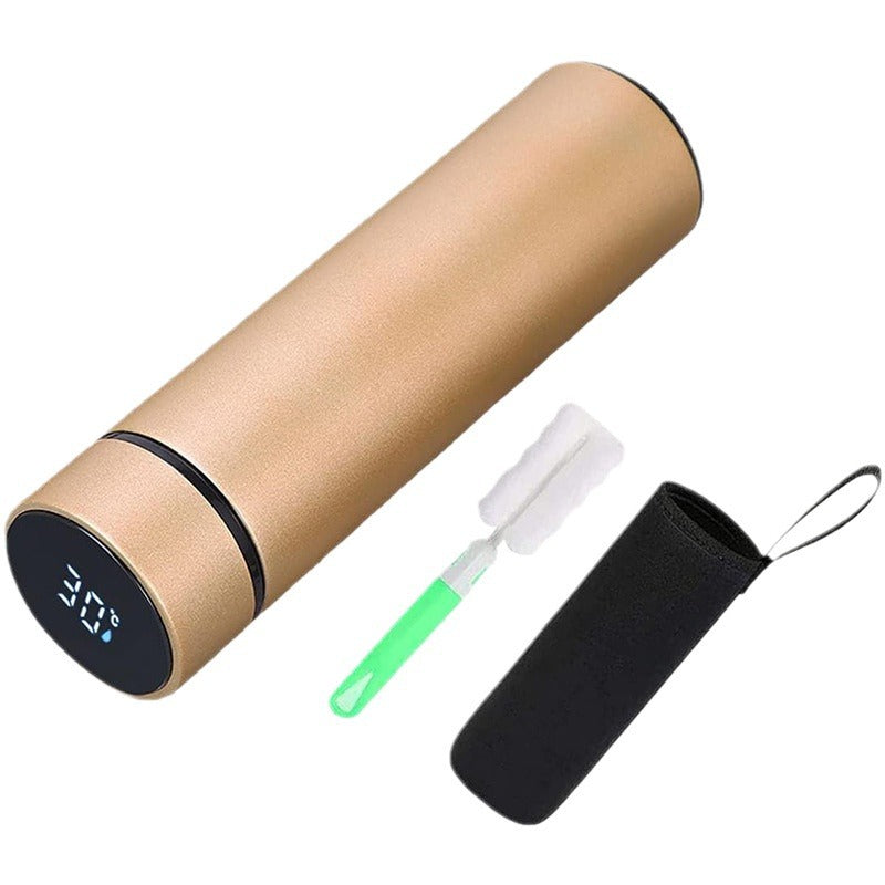 Stainless steel LED intelligent temperature display cup
