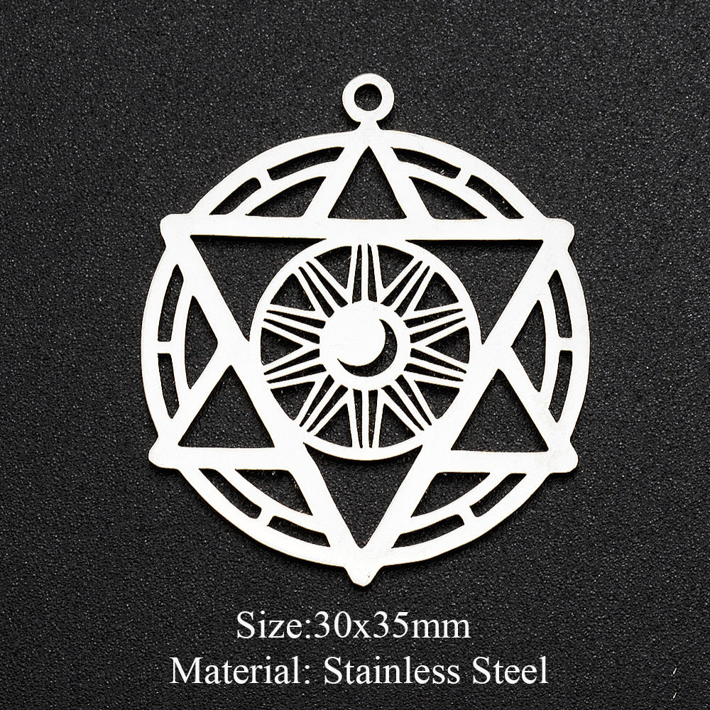 5 pcs/pack moon geometry accessories DIY pendant