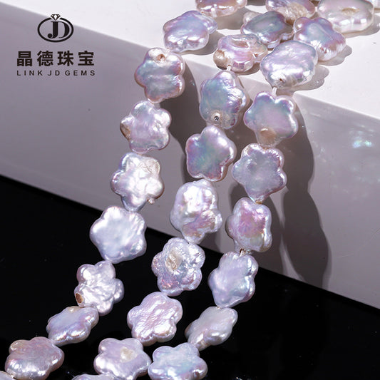 Perla natural de forma barroca de 12 mm