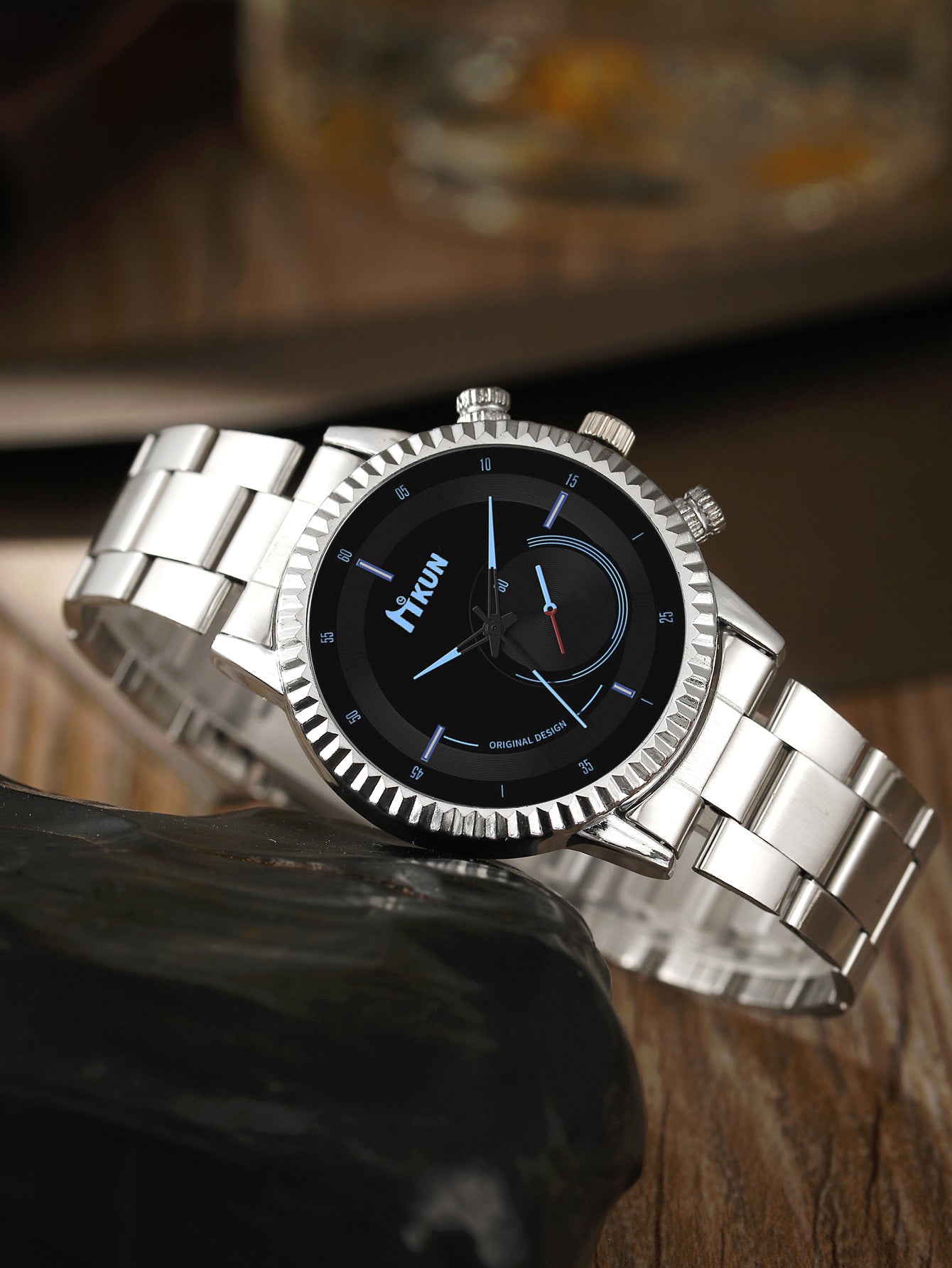 Watch Creative Personality Alloy Bracelet Set