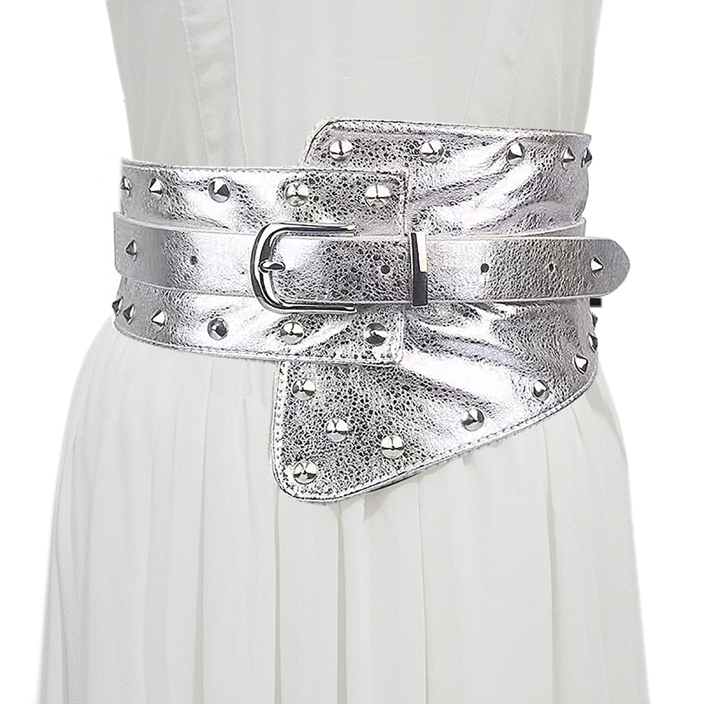 Casual Punk Rivet Waist Seal