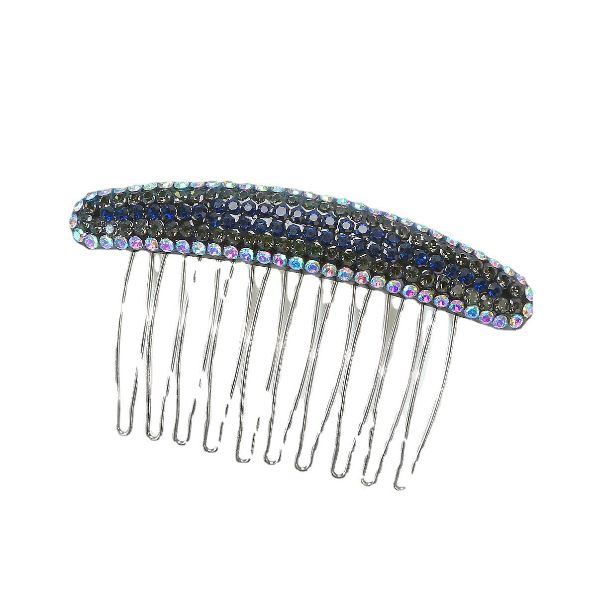 Acrylic rhinestone color pressure hair plug comb hairpin