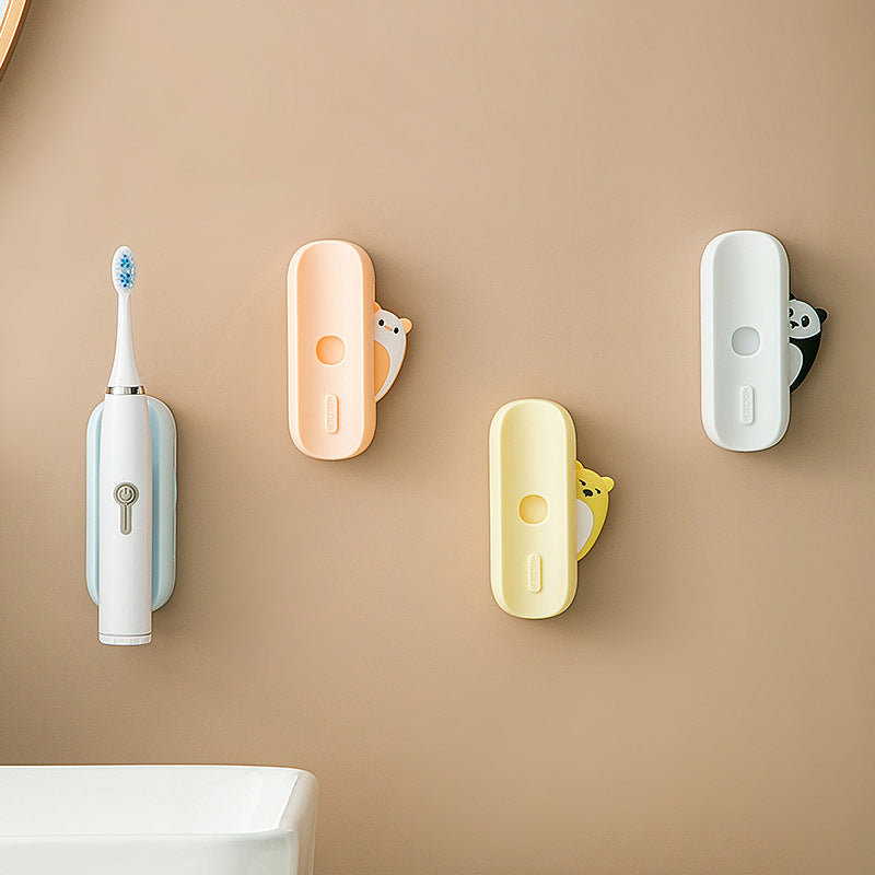 Toothbrush Holder No-Punch 2-Person Toothbrush Holder Bracket