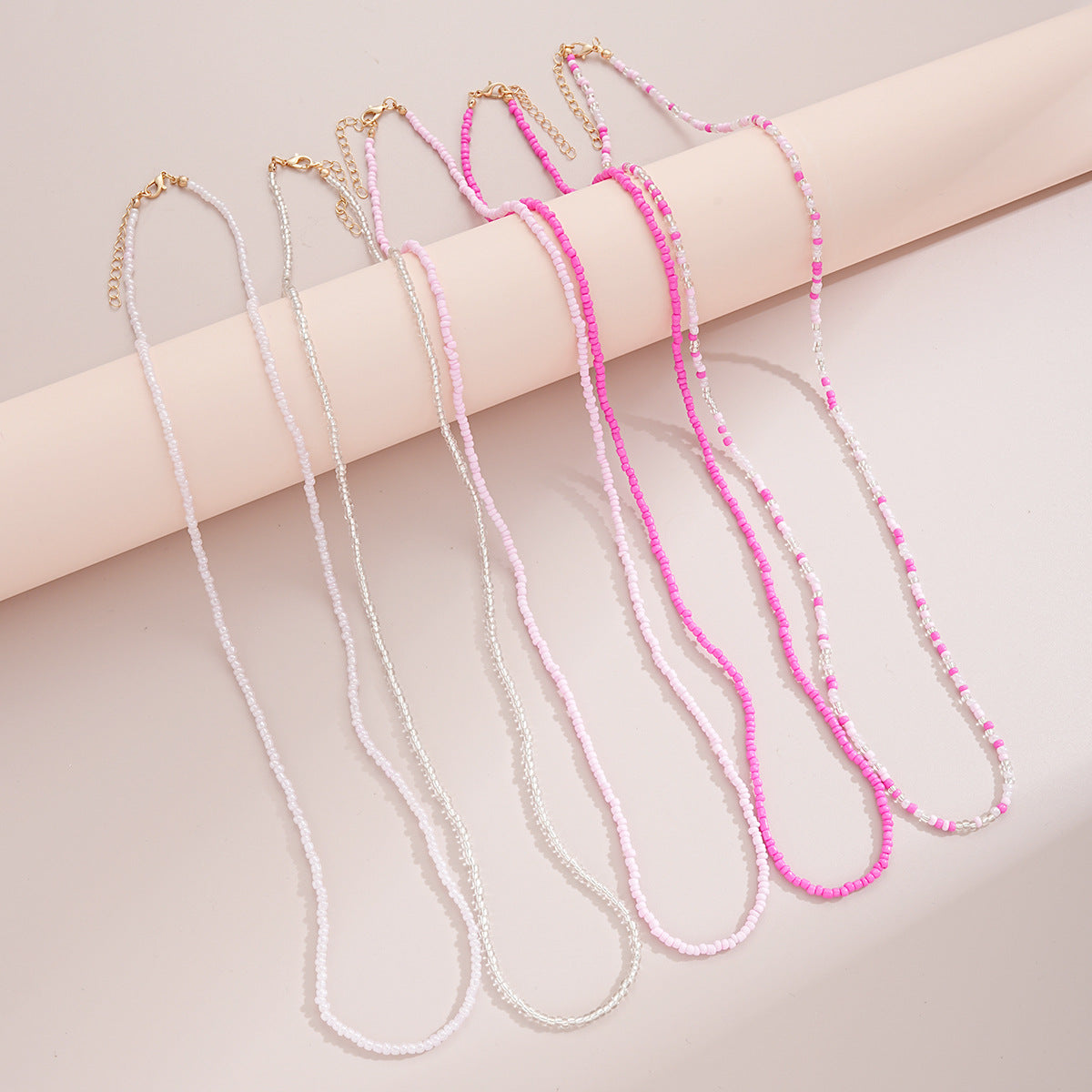 Sexy elastic beaded waist ornament set 5 pieces