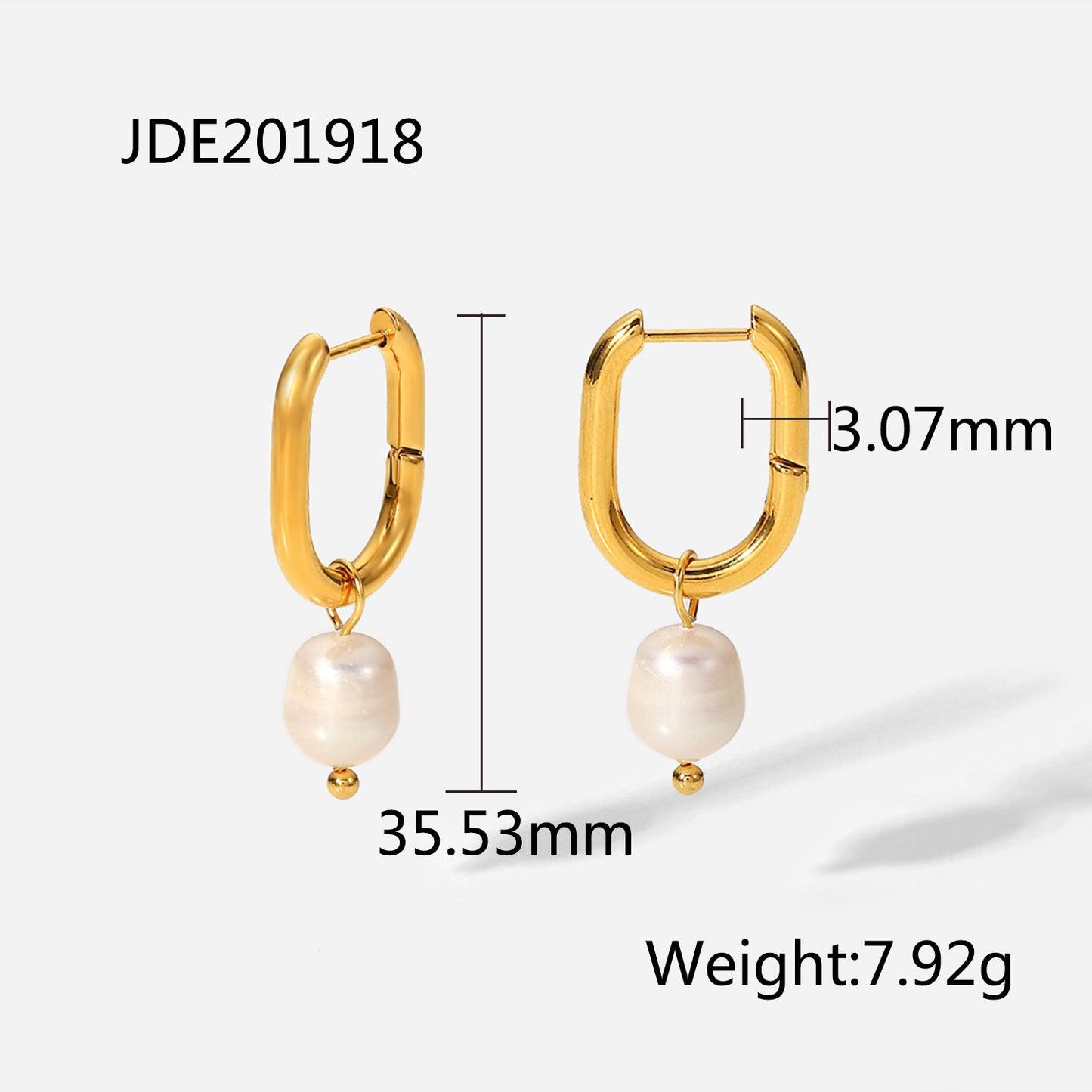 Pearl earrings