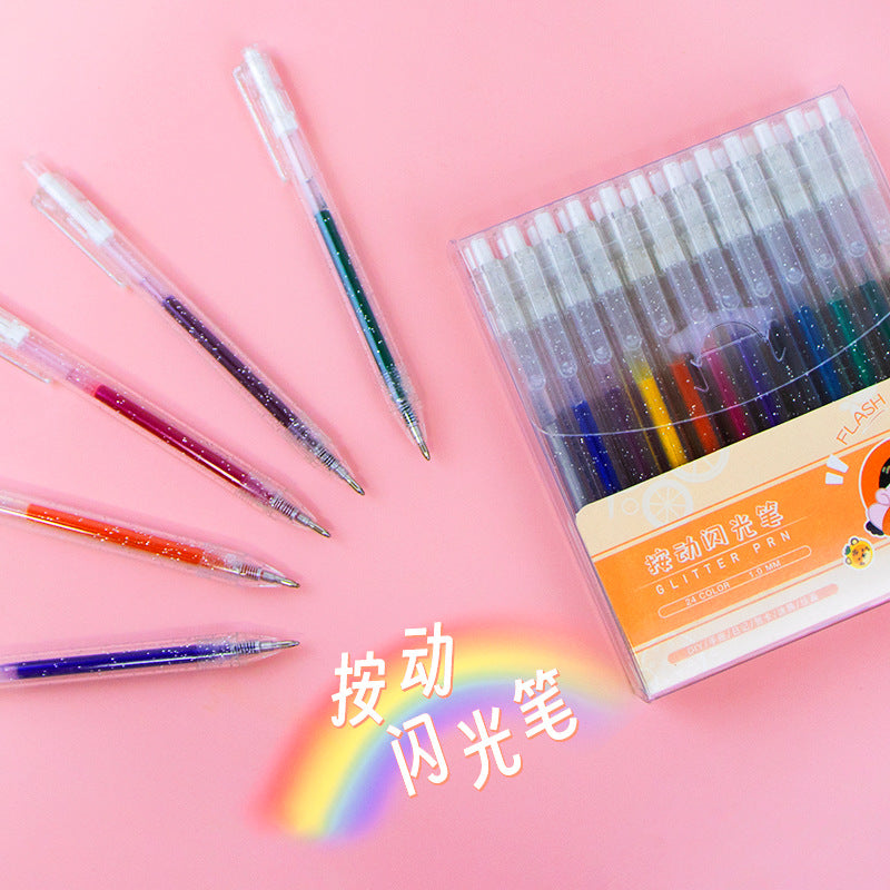Push color flash pen