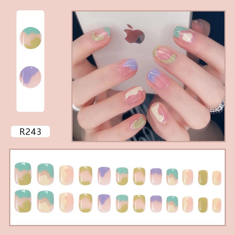 Pegatinas para uñas estilo ballet removibles