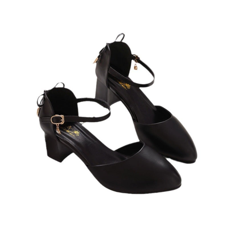 Thick heel high heels children