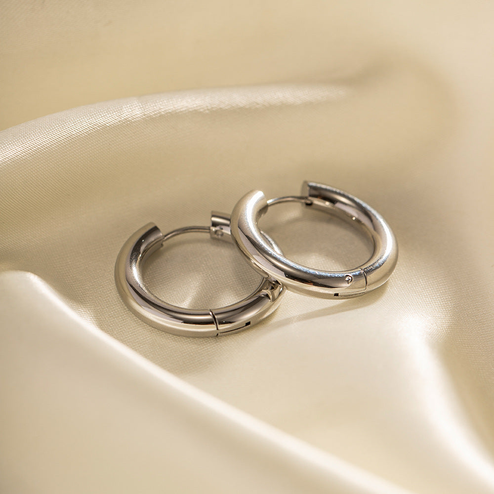Solid Hoop Earrings