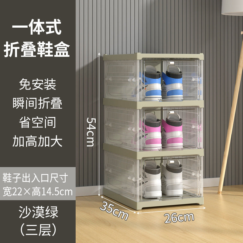 Transparent Foldable Shoe Cabinet