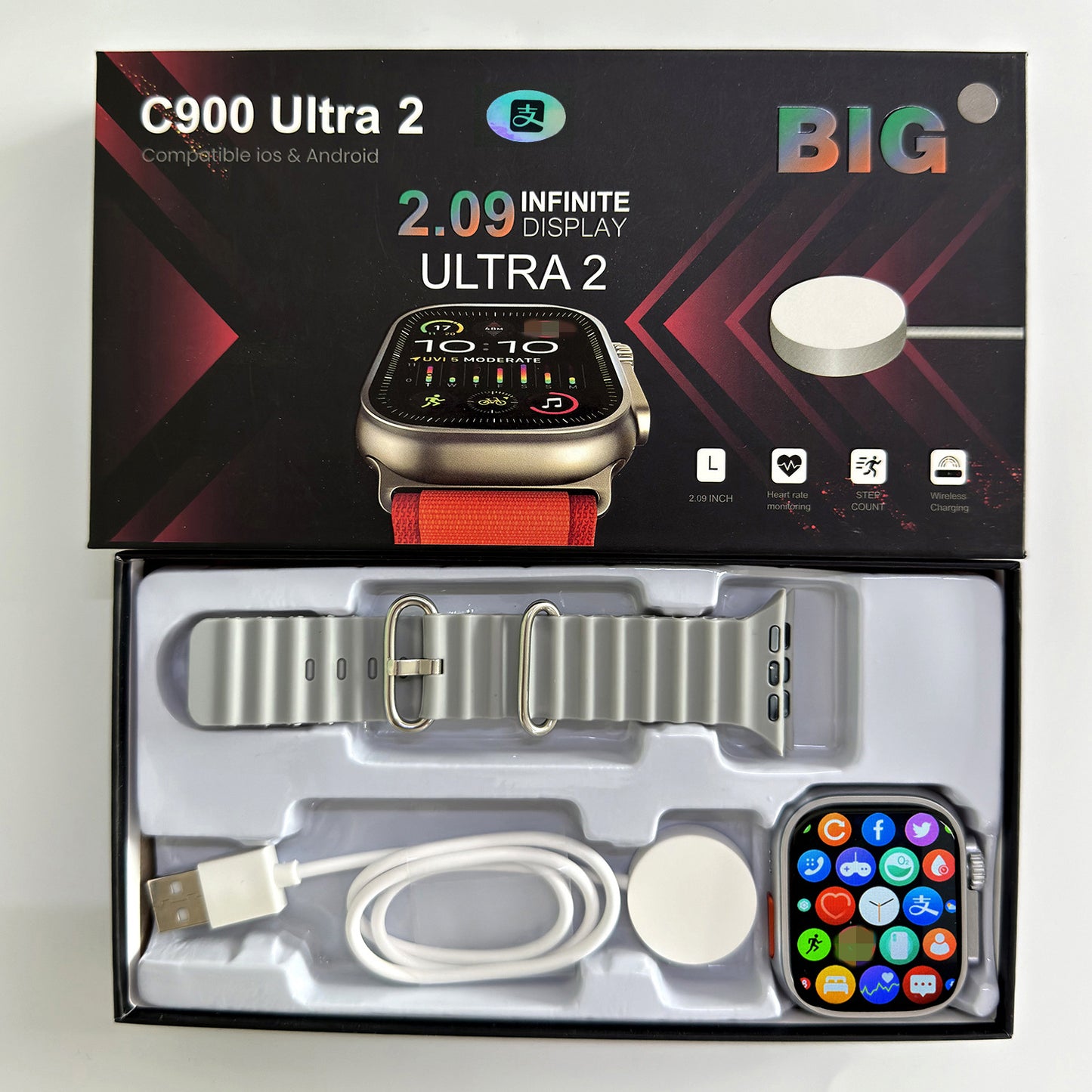 S9 Ultra Dynamic Island Bluetooth Version Men's Sports Watch