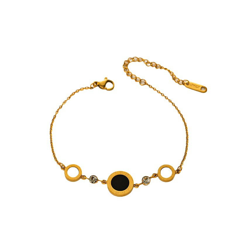 2023 Roman Disc Bracelet, Minimalist Design, Trendy Jewelry