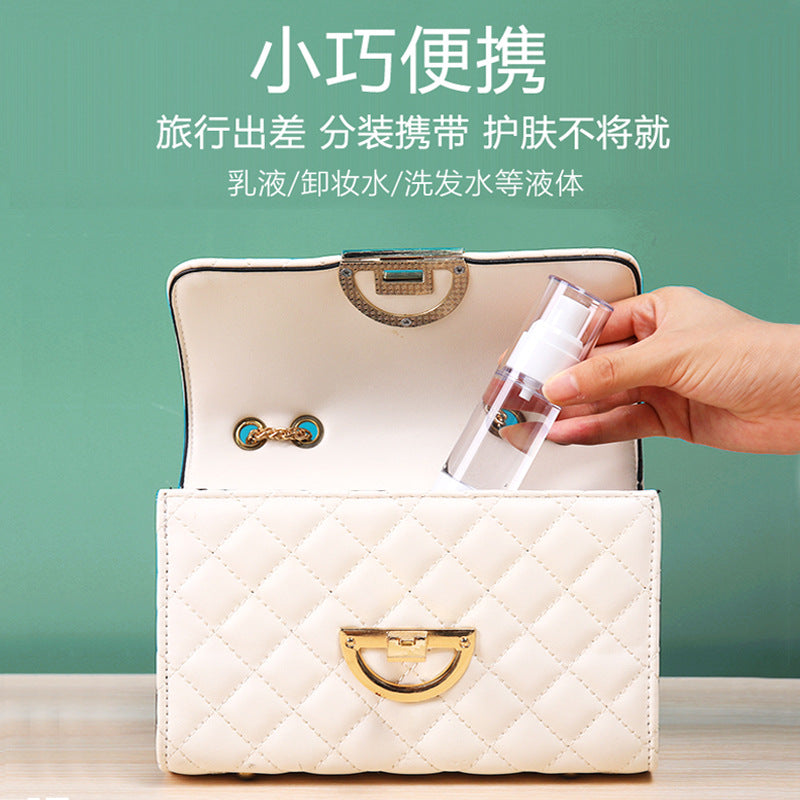 Vacuum Travel Dispenser Bottle
