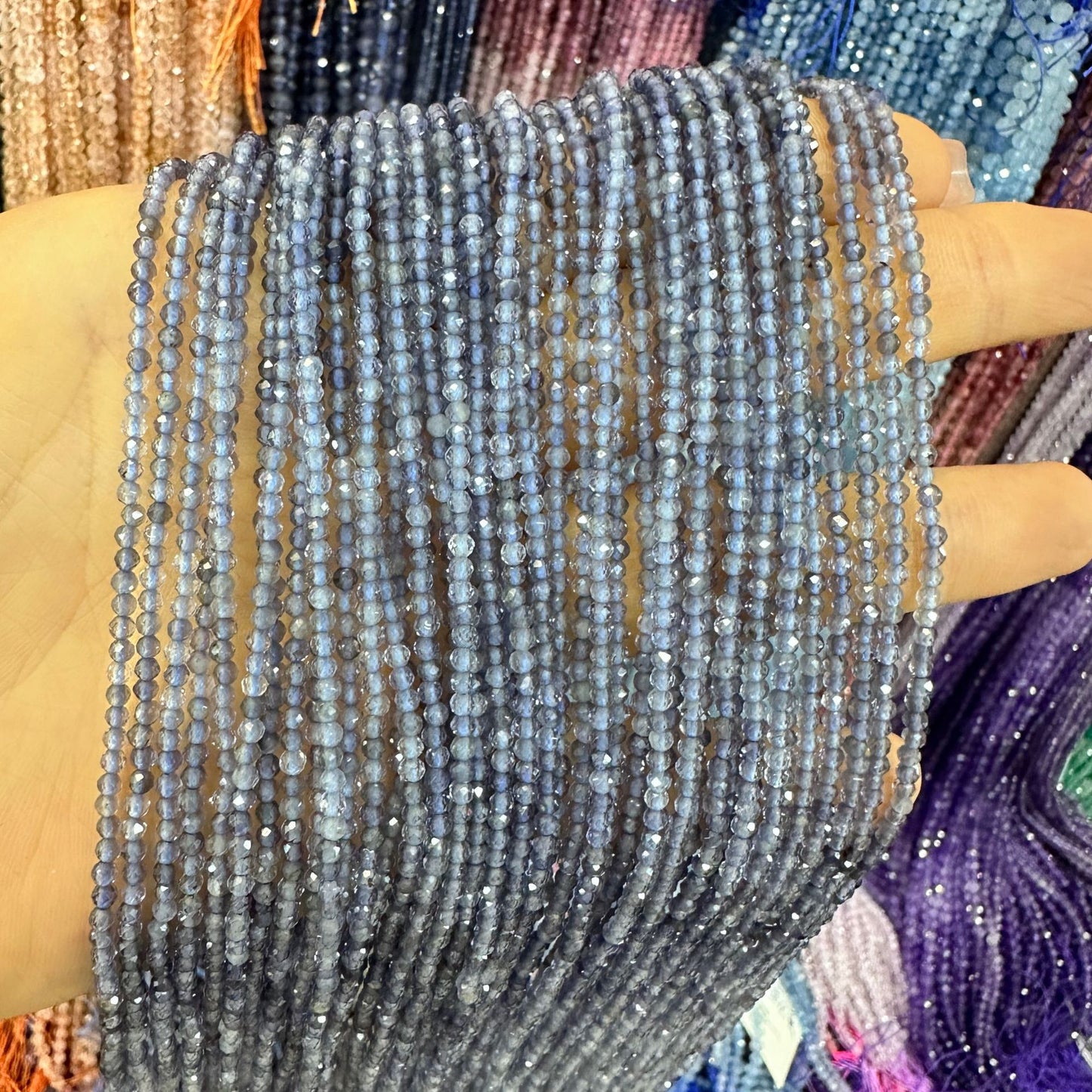 2-4MM quality lapis lazuli natural stone