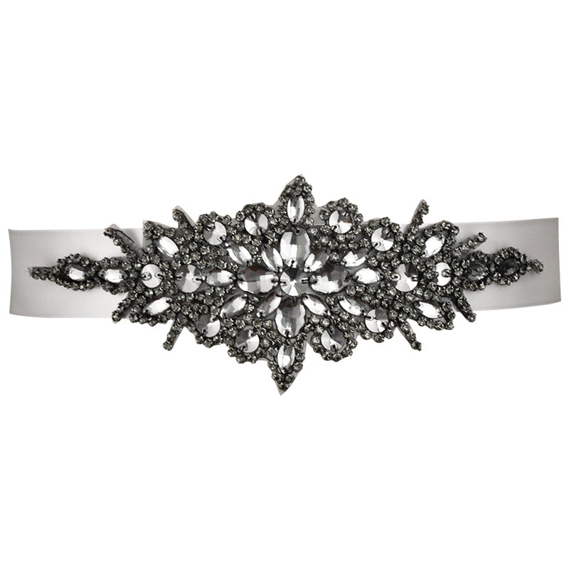 Rhinestone Decal Pearl Belt