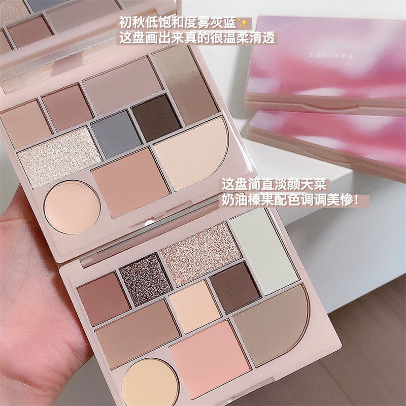 Paleta de sombras de ojos de 10 colores