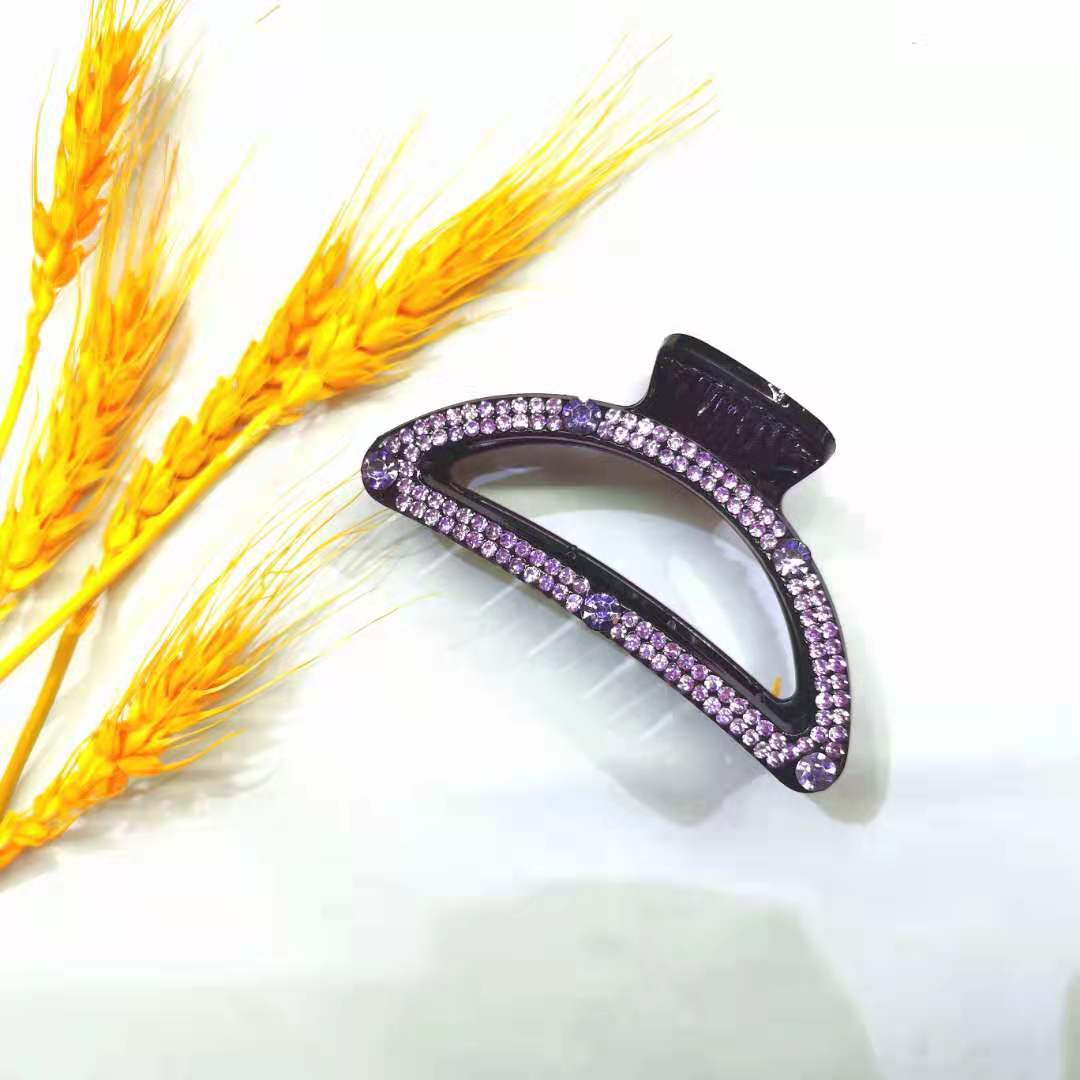 Acrylic rhinestone hairpin headdress