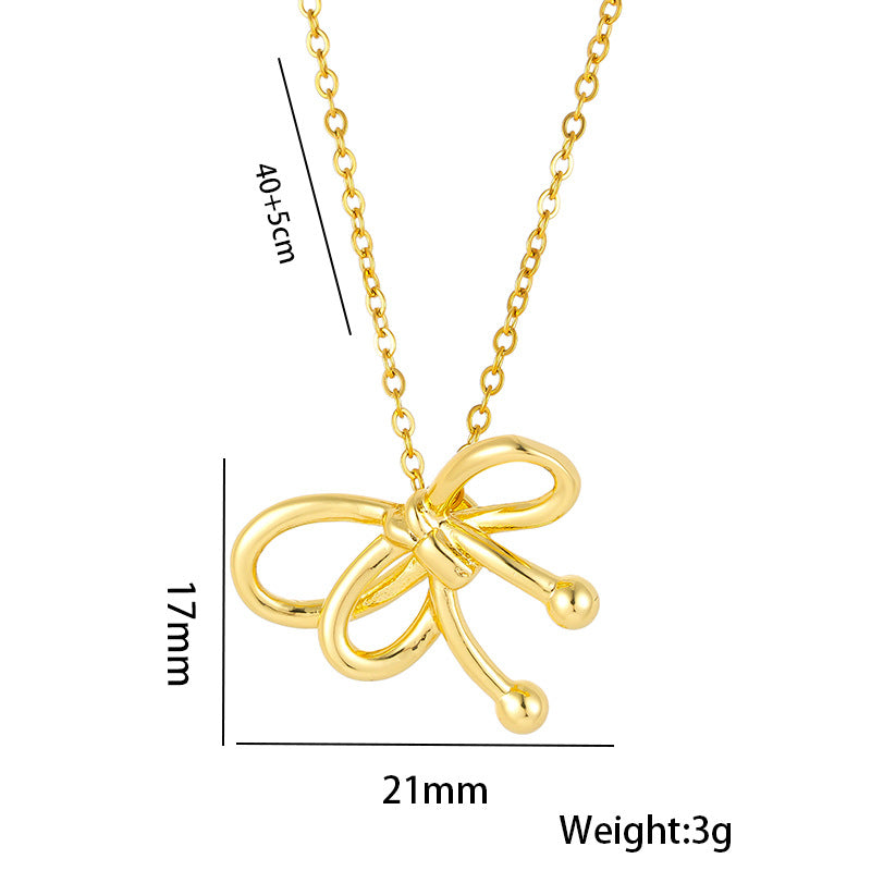Collar de lazo popular, cadena de hueso de serpiente, colgante de cuentas