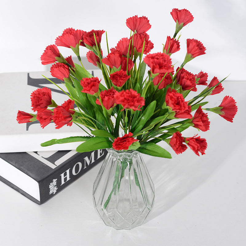15 artificial carnation flowers
