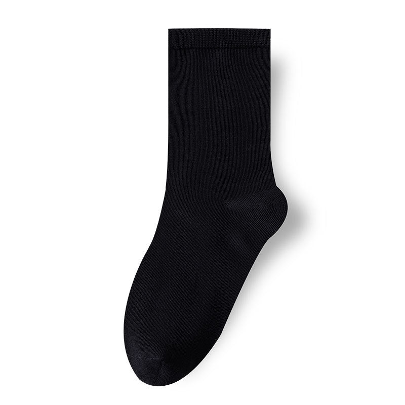 Spring-Summer Thin Breathable Solid Color Kids' Socks