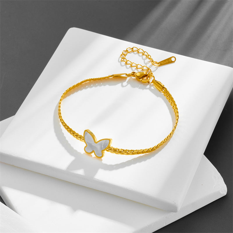 Titanium steel French retro bracelet geometry