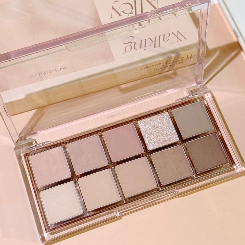 Paleta de sombras de ojos de 10 colores