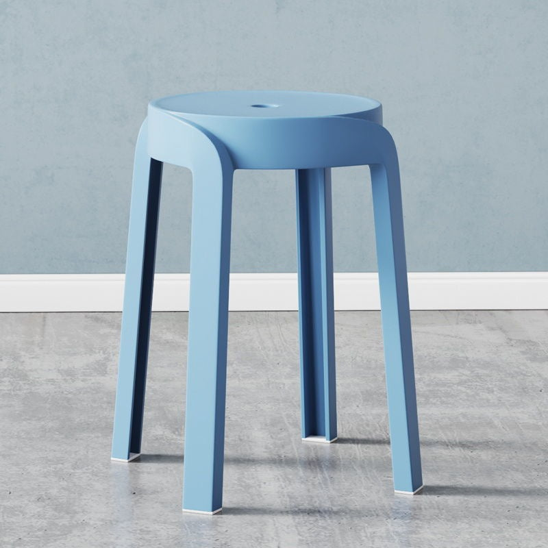 Thick Plastic Stool Stackable Home