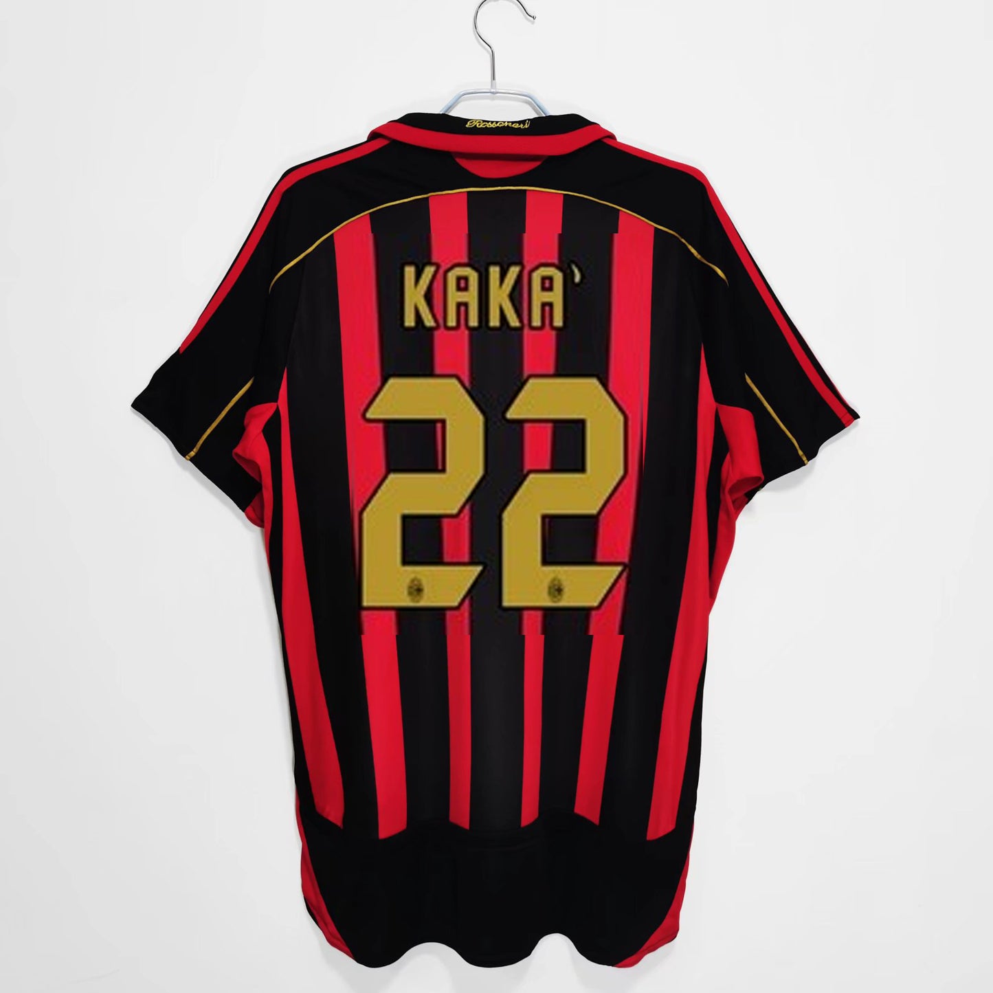 Camiseta retro de manga corta de local y visitante del AC Milan 06-07