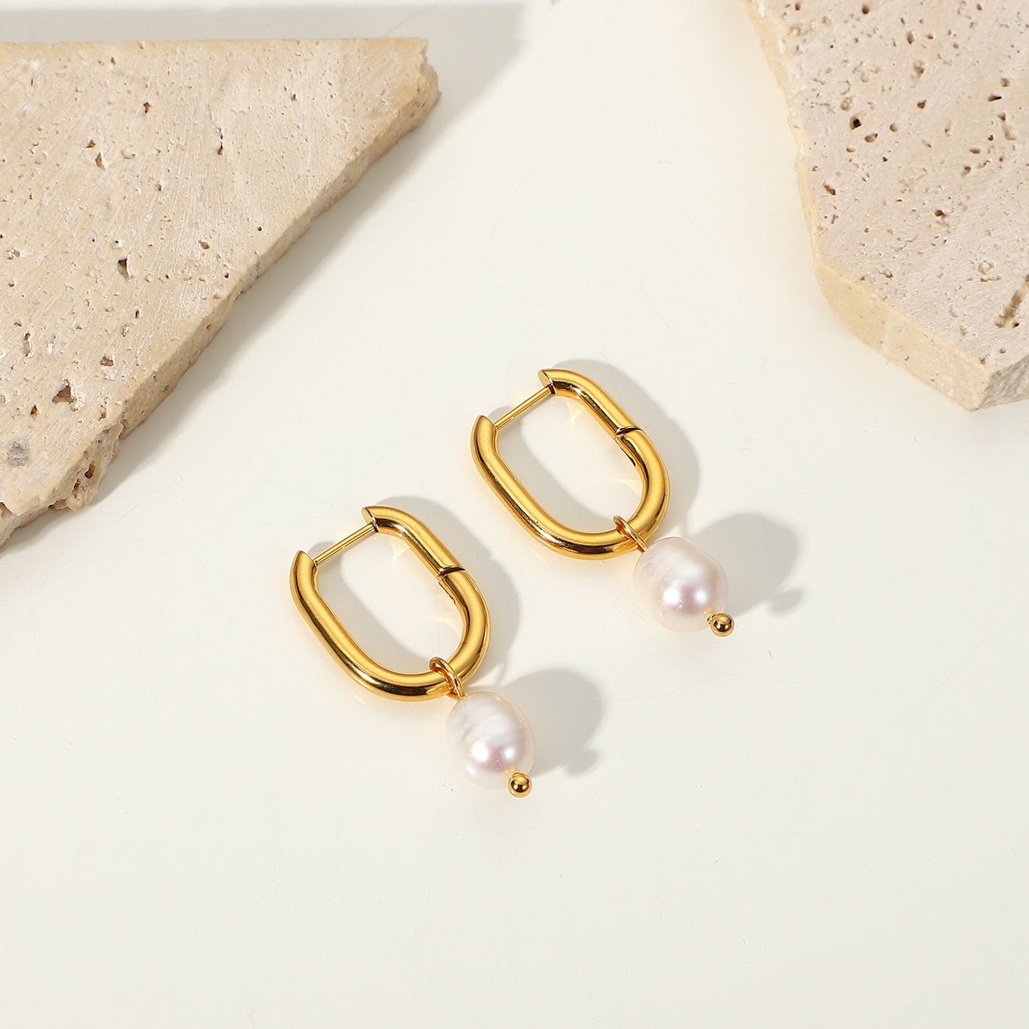 Pearl earrings