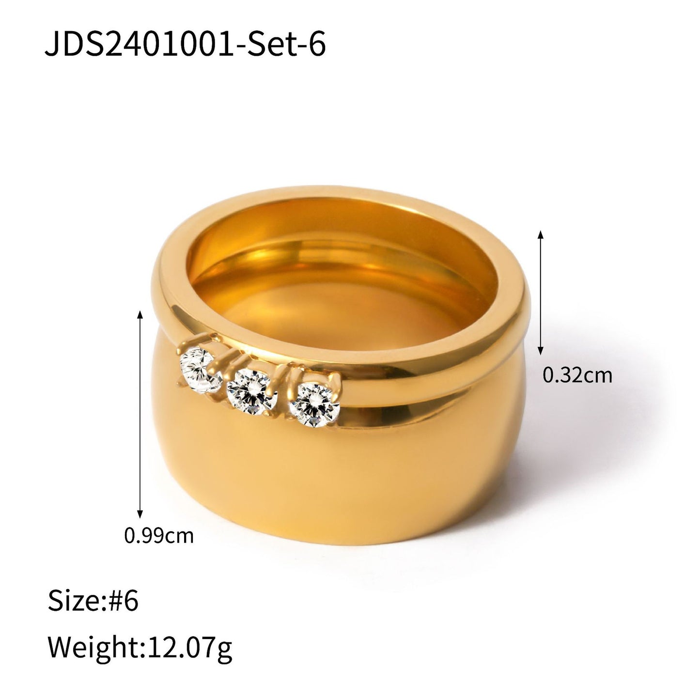 Juego de anillos en espiral simples