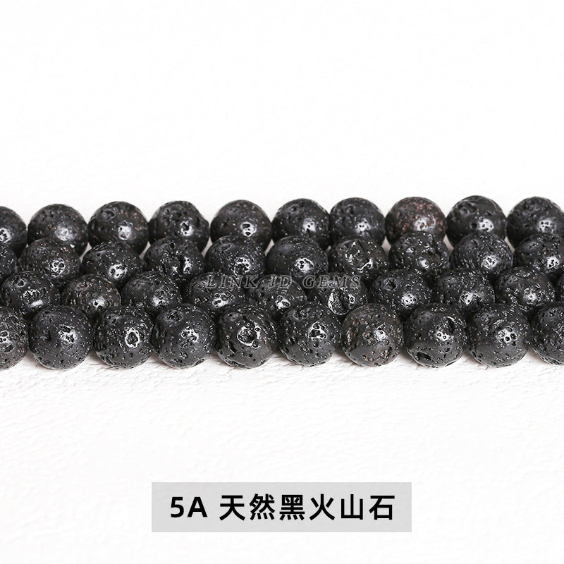Volcanic rock beads loose beads
