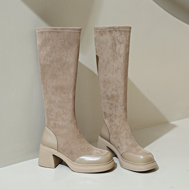 Waterproof table high boots