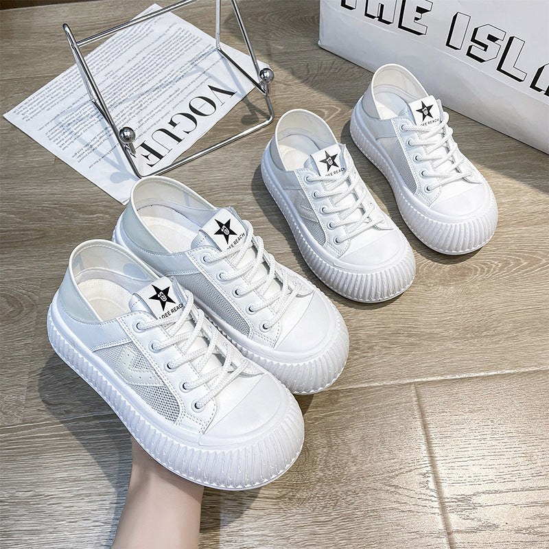Summer new gradient color big toe shoes for women