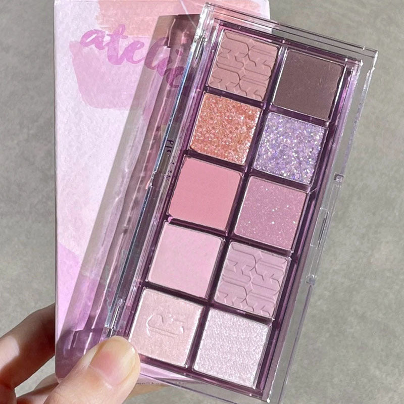 Paleta de sombras de ojos de 10 colores