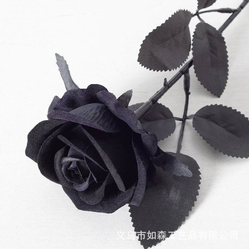 Simulation rose single flannel rose