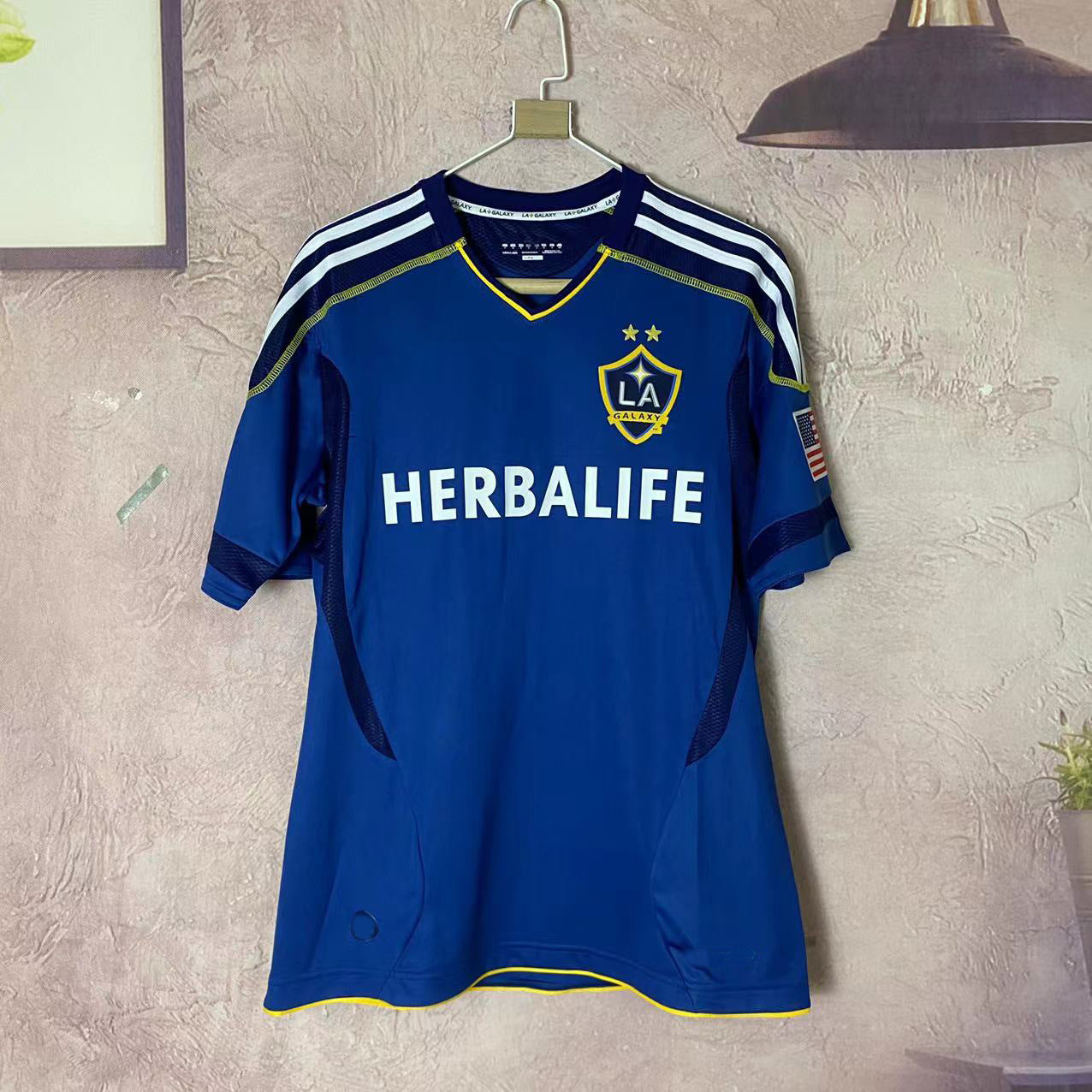 07-12 LA Galaxy 23 Camiseta retro de Beckham