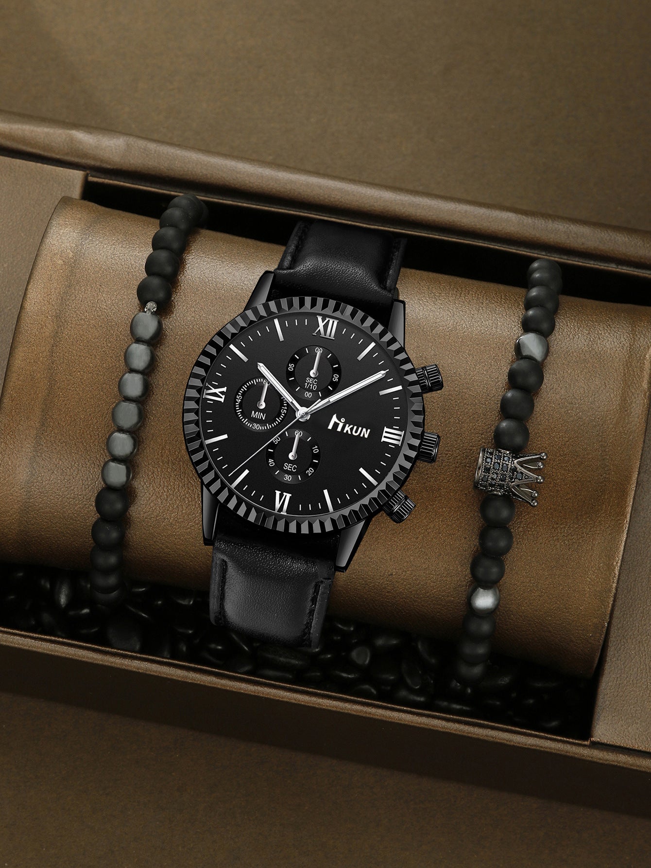Quartz Watch Business Bracelet Set