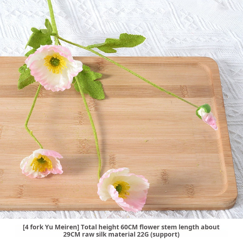 Artificial pink flowers