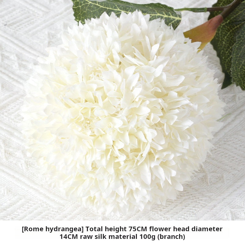 flores artificiales blancas