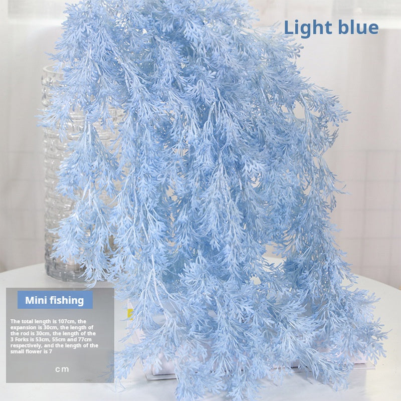 Rime simulation mist flowers and plants wedding decoration