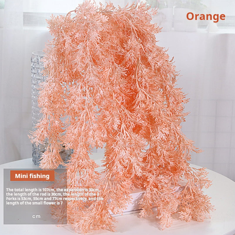 Rime simulation mist flowers and plants wedding decoration