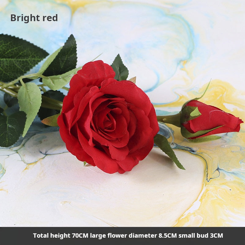 Simulation two roses