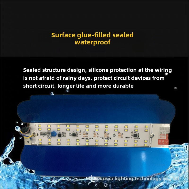 Waterproof highlight lamp bead extension line 8m 100W
