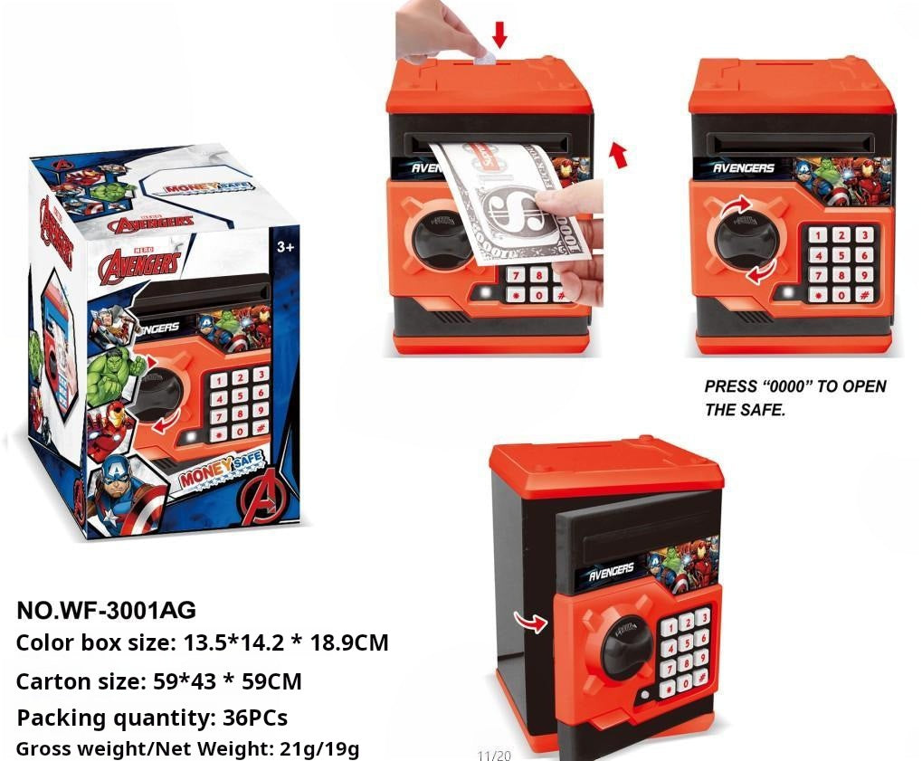 StellaLou Money Bank, Password Safe for Boys and Girls